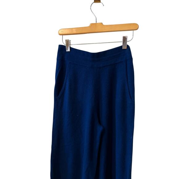 Noname Wide Leg Cashmere Pants Royal Blue S - Picture 5 of 7